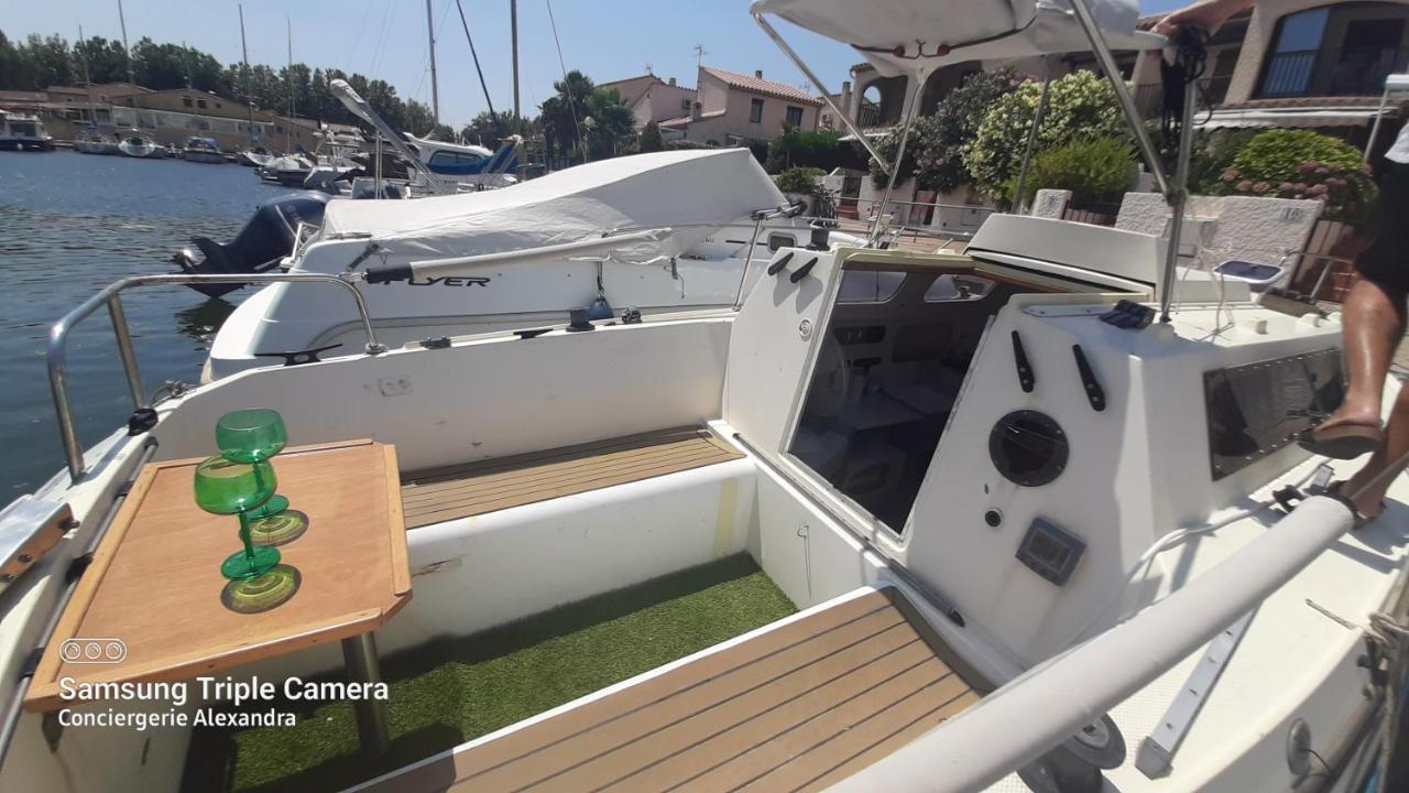 Nuit Insolite A Bord De L'Enata Un Voilier A Quai Sur La Marina De St Cyprien Saint-Cyprien  Exteriér fotografie
