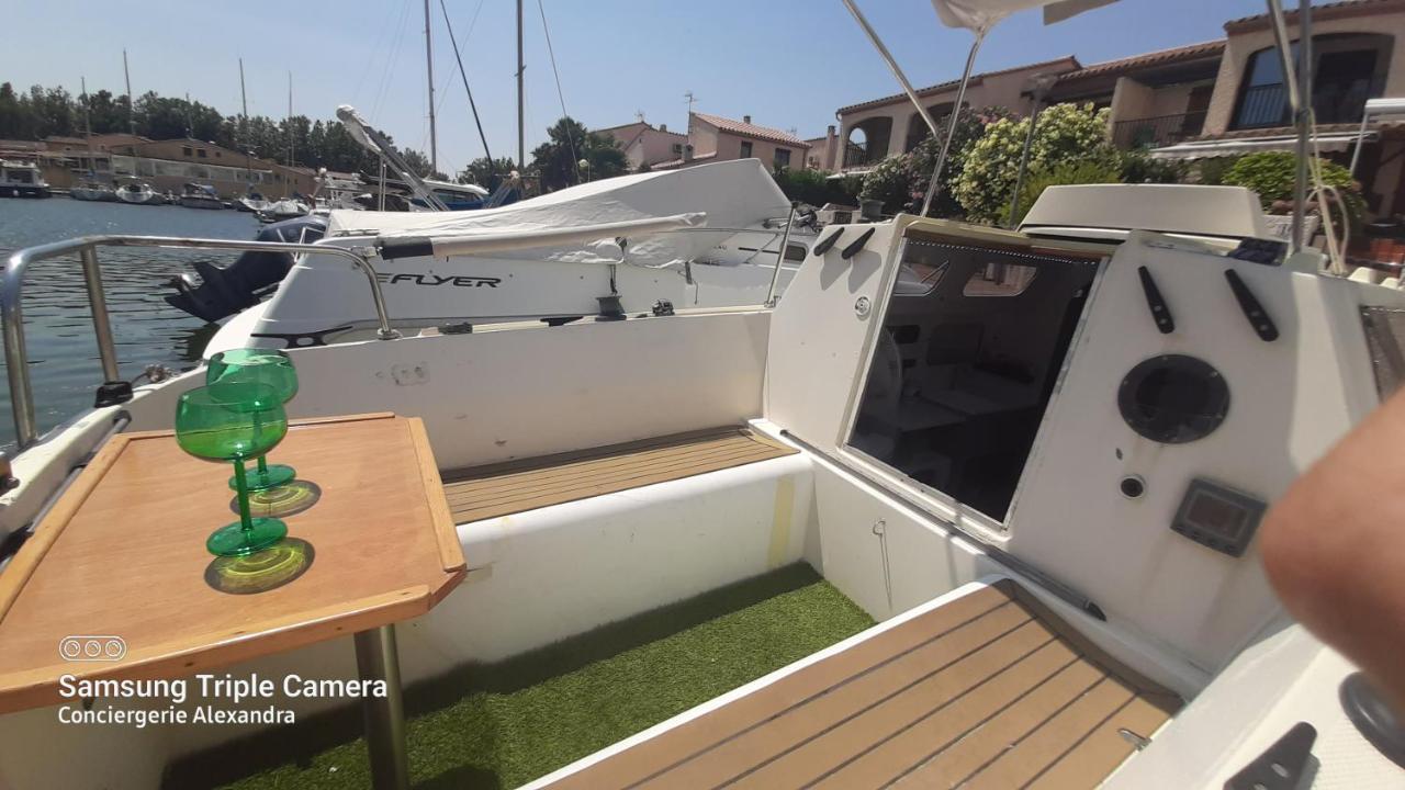 Nuit Insolite A Bord De L'Enata Un Voilier A Quai Sur La Marina De St Cyprien Saint-Cyprien  Exteriér fotografie